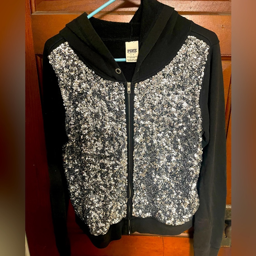 VS pink sequin jacket